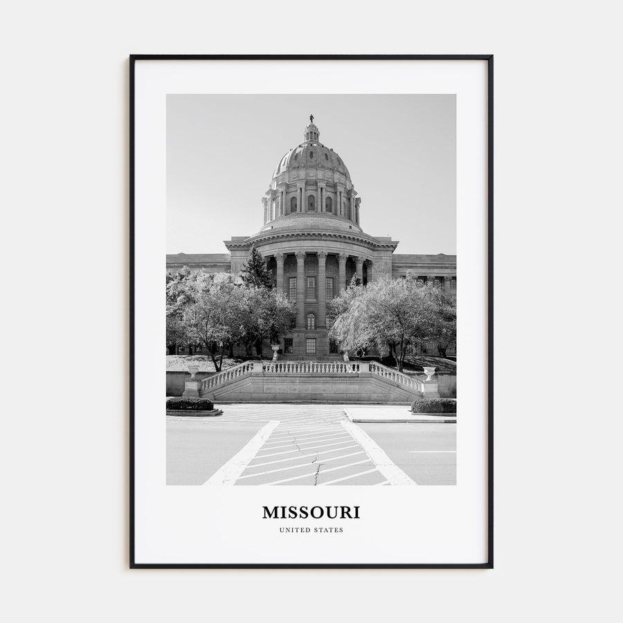 Missouri Portrait B&W No 1 Poster