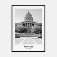 Missouri Portrait B&W No 1 Poster