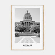 Missouri Portrait B&W No 1 Poster