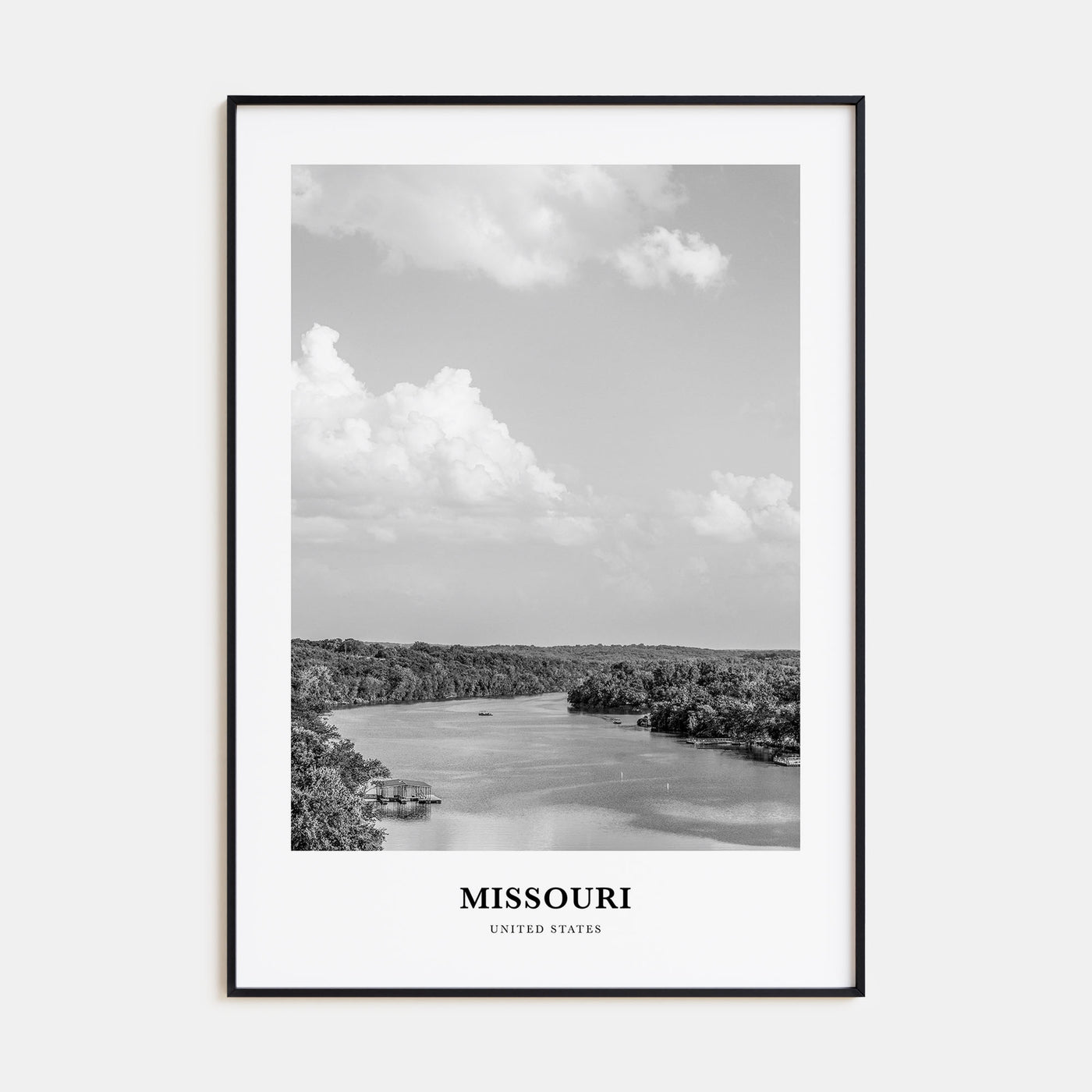 Missouri Portrait B&W No 2 Poster
