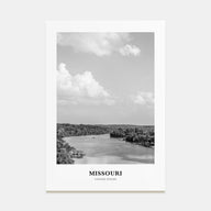 Missouri Portrait B&W No 2 Poster