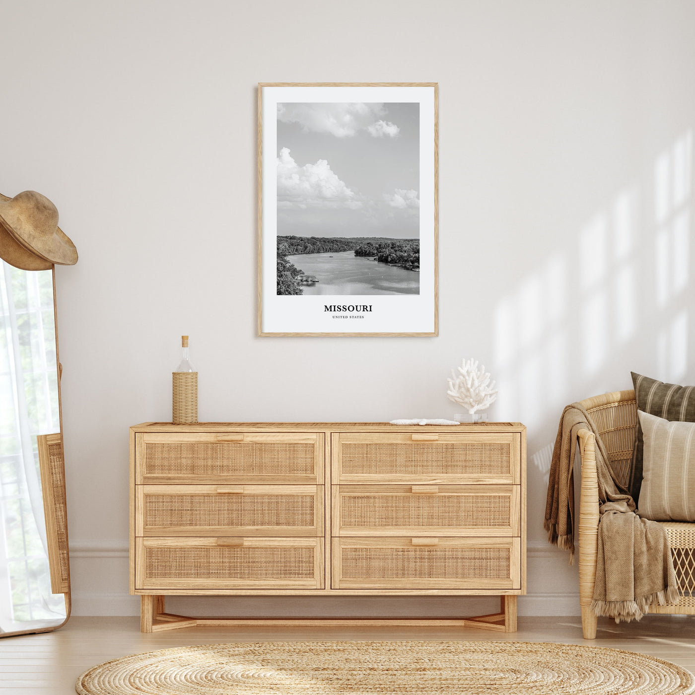 Missouri Portrait B&W No 2 Poster