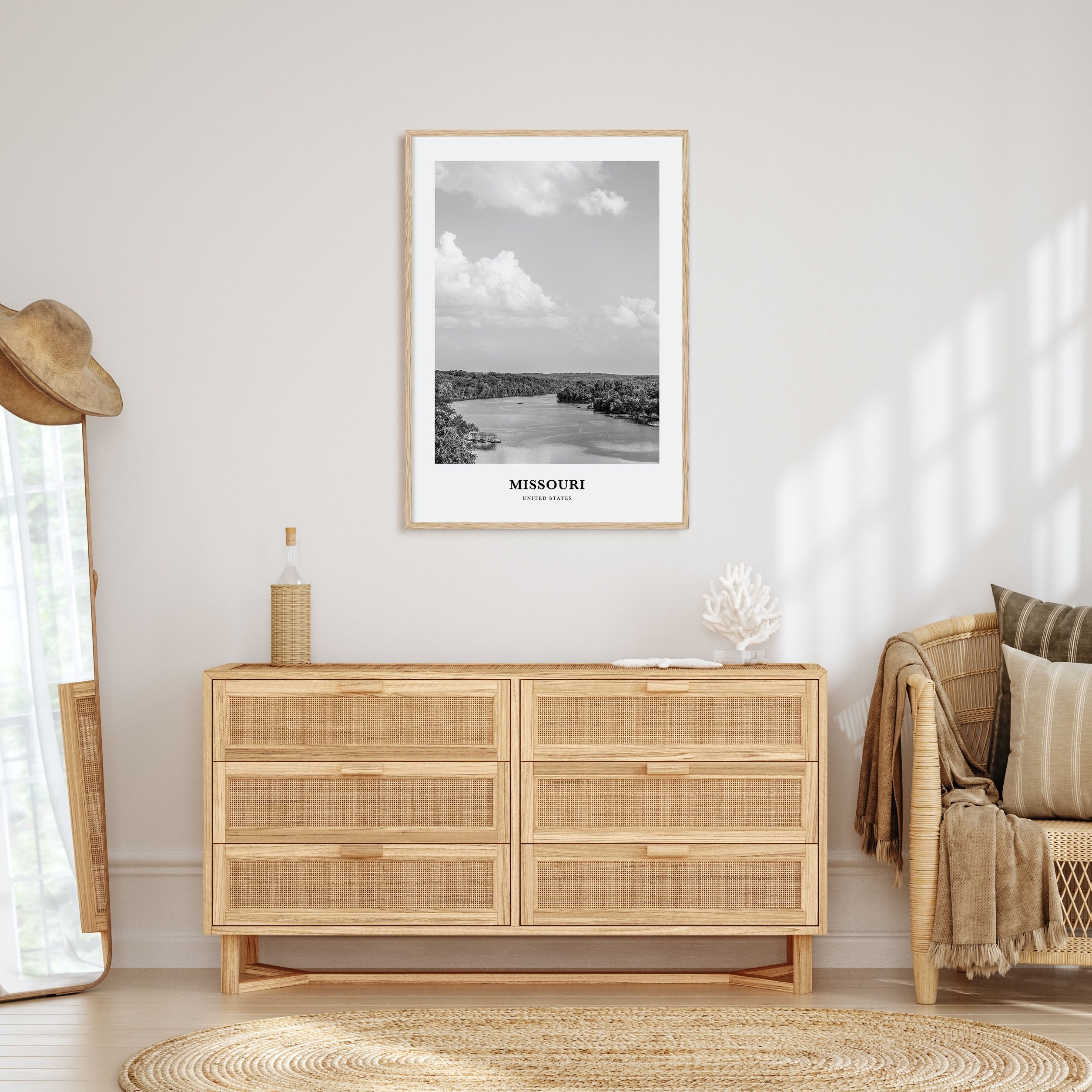 Missouri Portrait B&W No 2 Poster