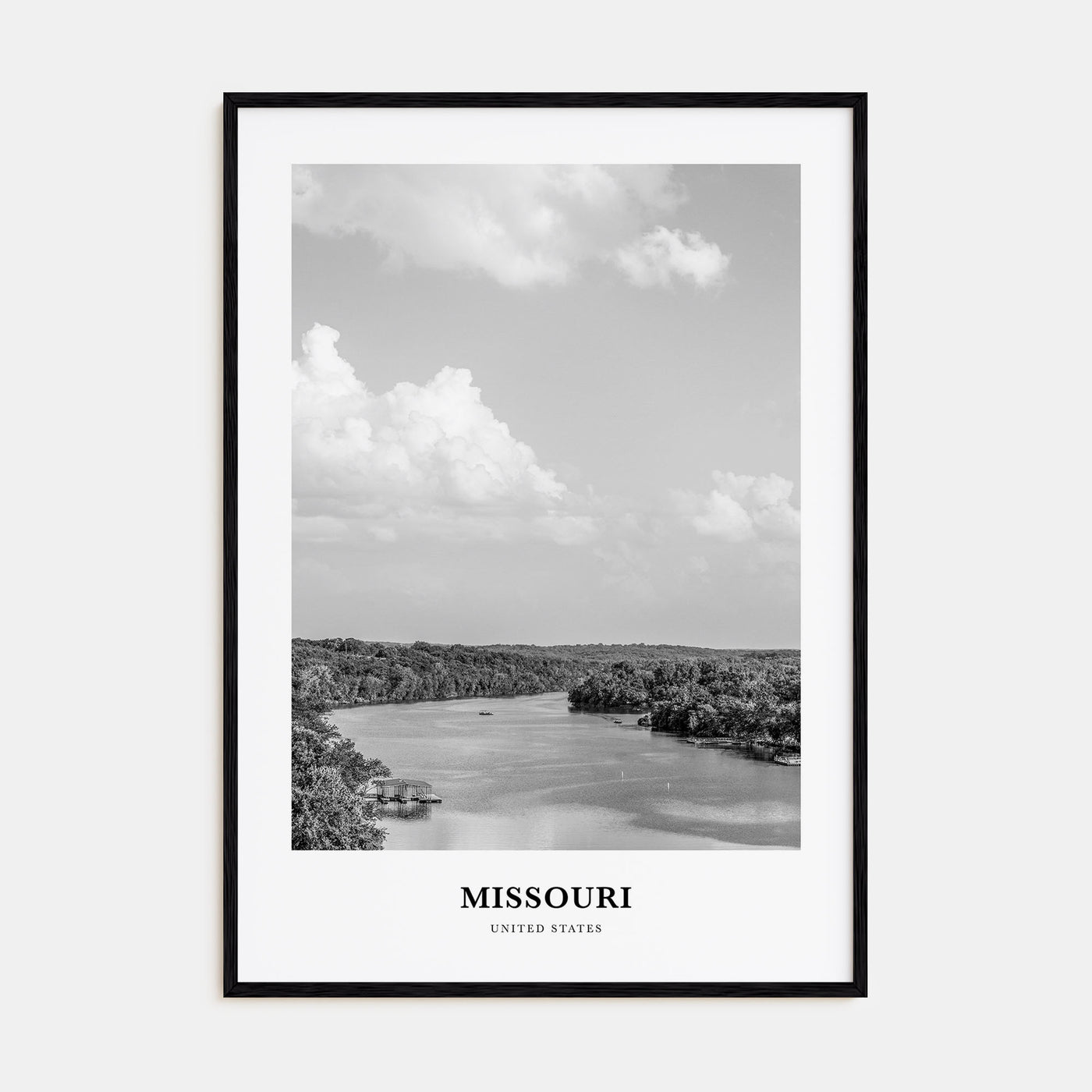 Missouri Portrait B&W No 2 Poster