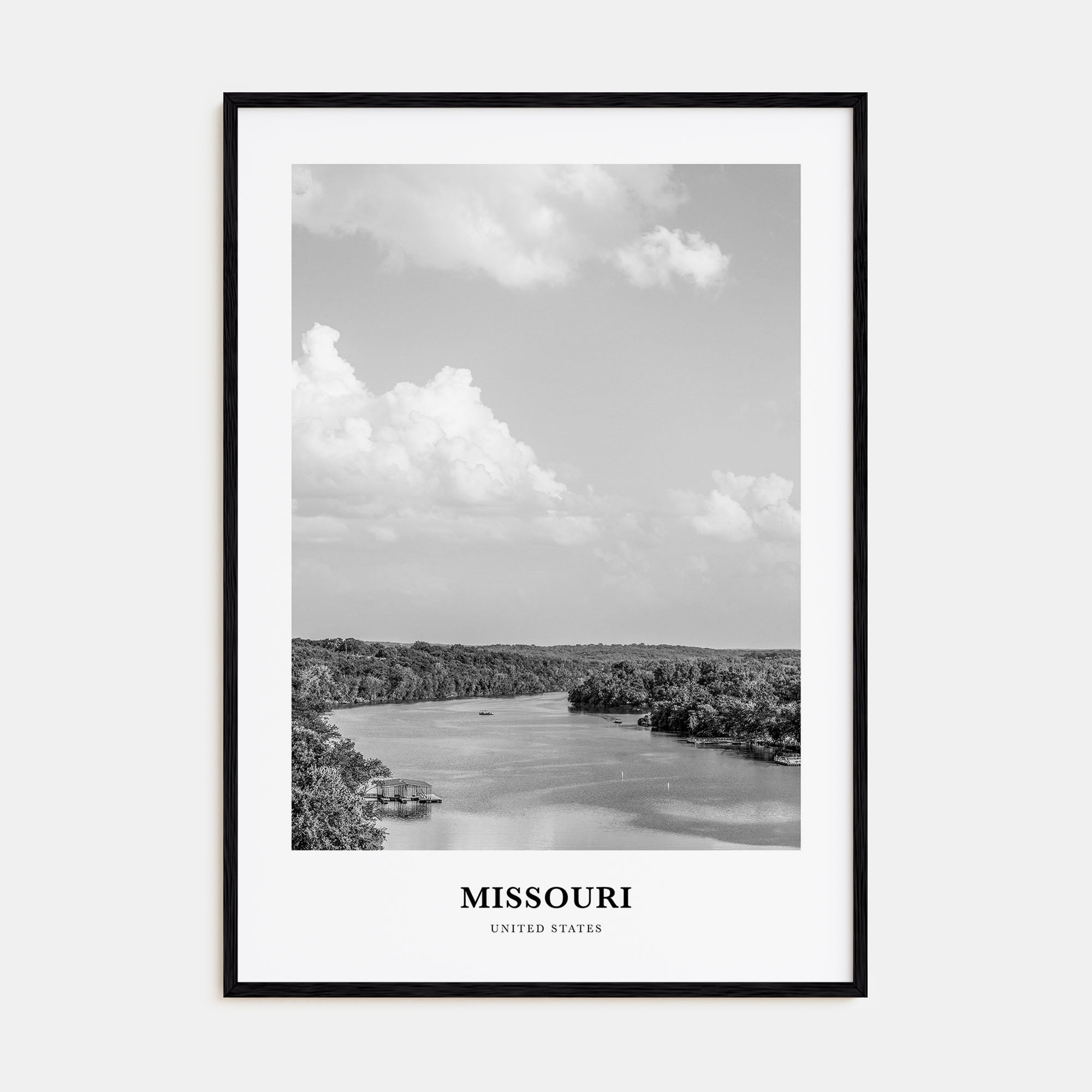 Missouri Portrait B&W No 2 Poster