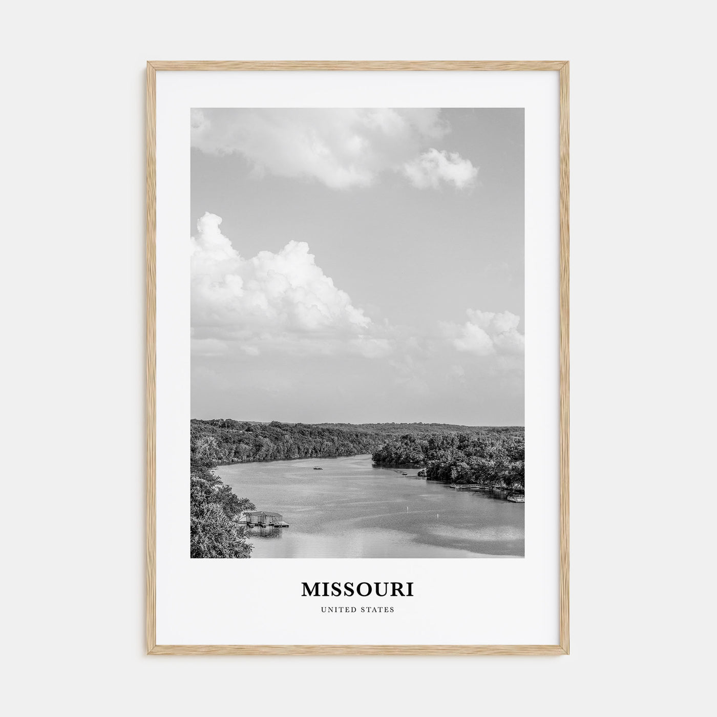 Missouri Portrait B&W No 2 Poster