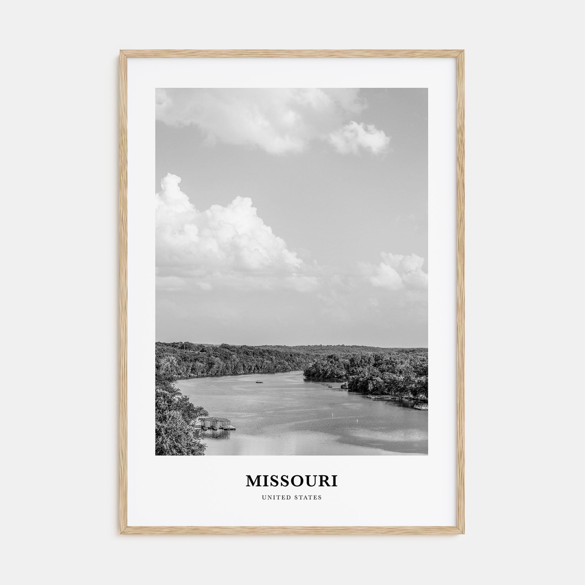 Missouri Portrait B&W No 2 Poster