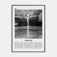 Missouri Travel B&W No 2 Poster