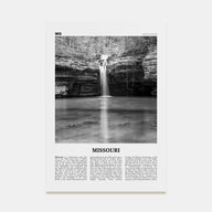 Missouri Travel B&W No 2 Poster
