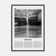 Missouri Travel B&W No 2 Poster