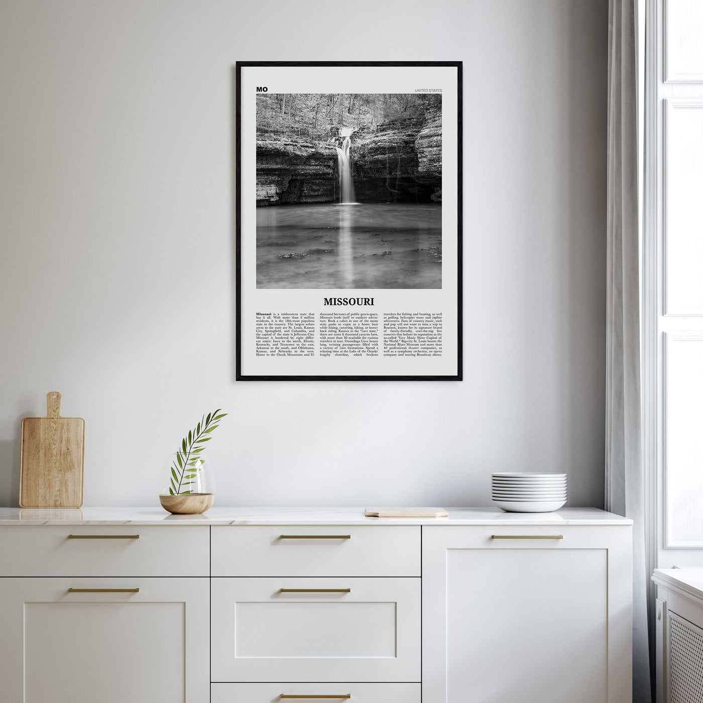 Missouri Travel B&W No 2 Poster