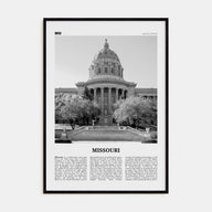 Missouri Travel B&W No 3 Poster