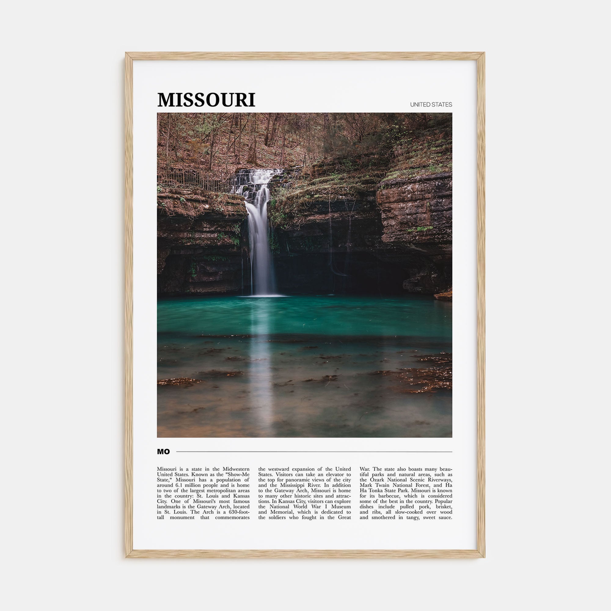Missouri Travel Color Poster