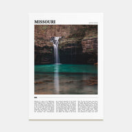 Missouri Travel Color Poster