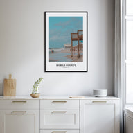 Mobile County Portrait Color Poster
