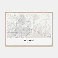 Mobile Map Landscape Poster