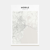 Mobile Map Portrait Poster