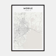 Mobile Map Portrait Poster