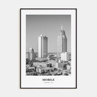 Mobile Portrait B&W Poster