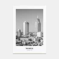 Mobile Portrait B&W Poster