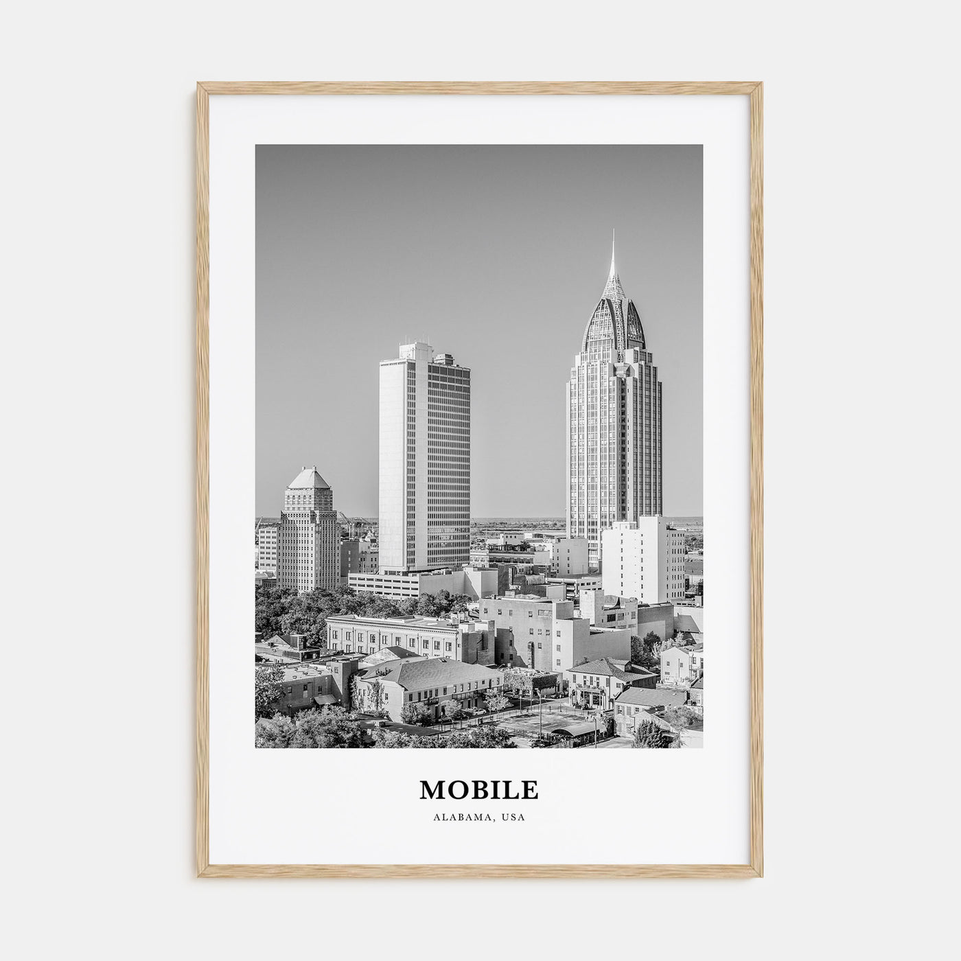 Mobile Portrait B&W Poster