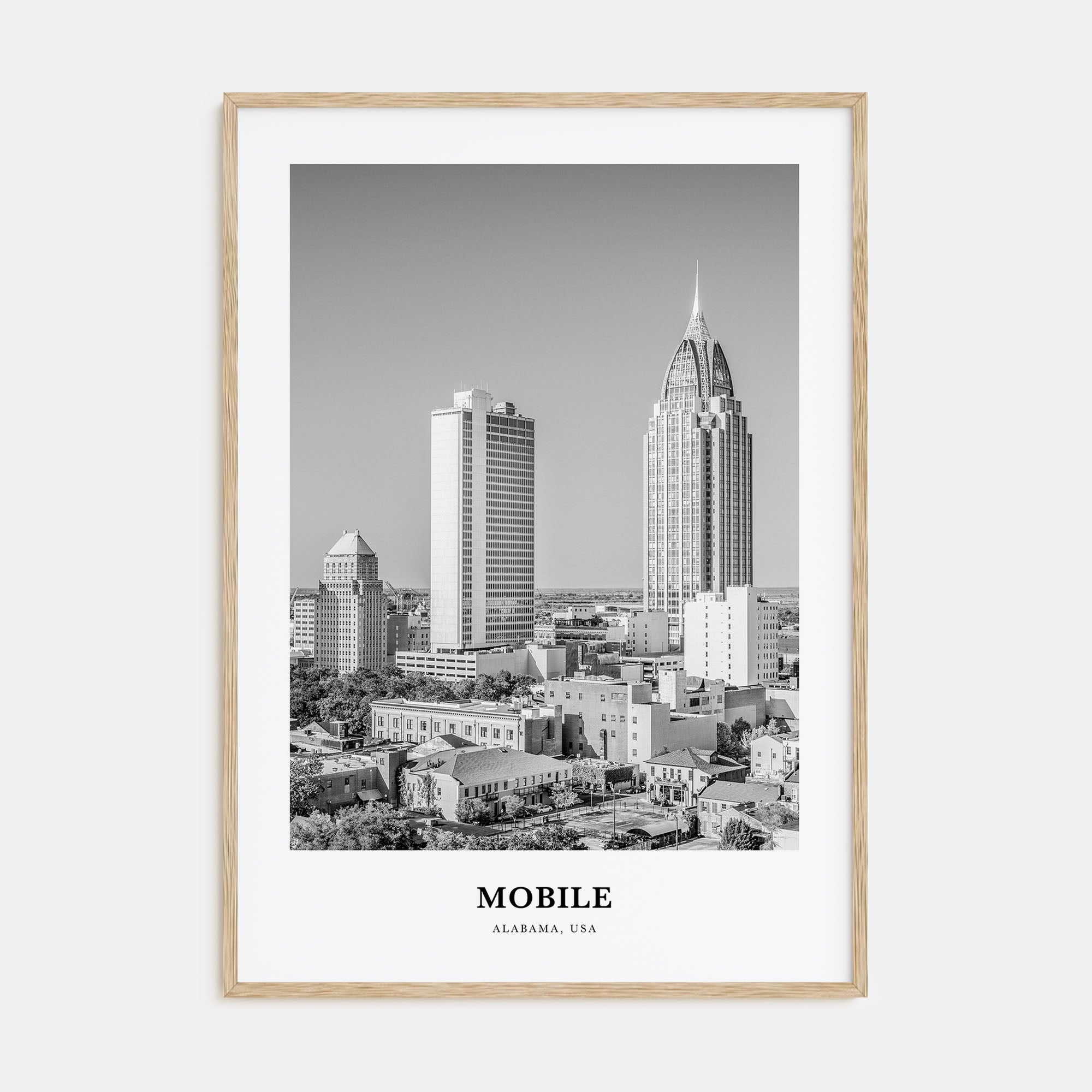 Mobile Portrait B&W Poster