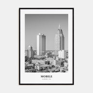 Mobile Portrait B&W Poster