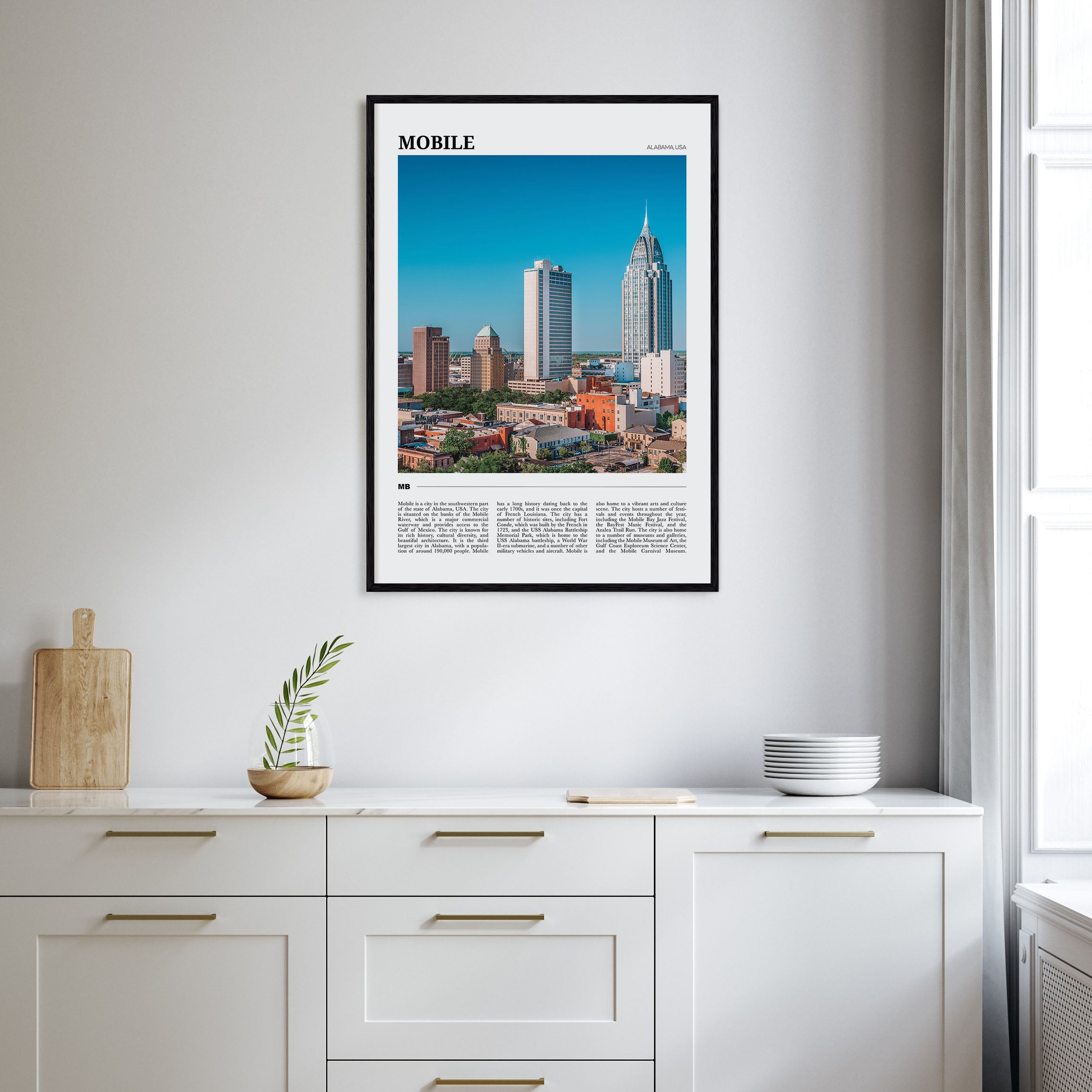 Mobile Travel Color Poster