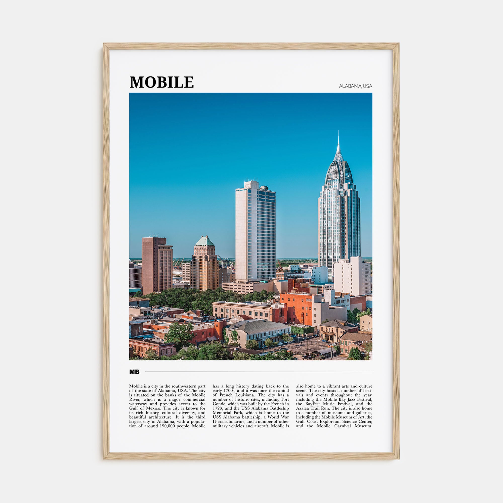 Mobile Travel Color Poster