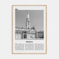 Modena Travel B&W Poster
