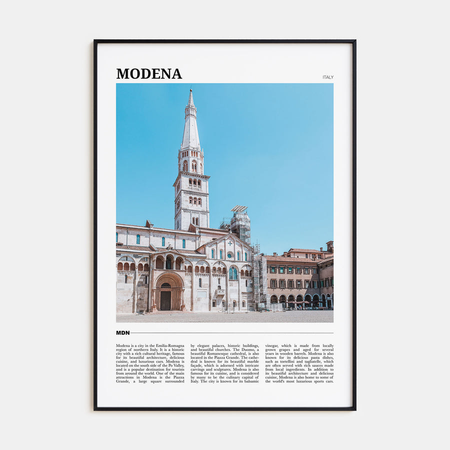 Modena Travel Color Poster
