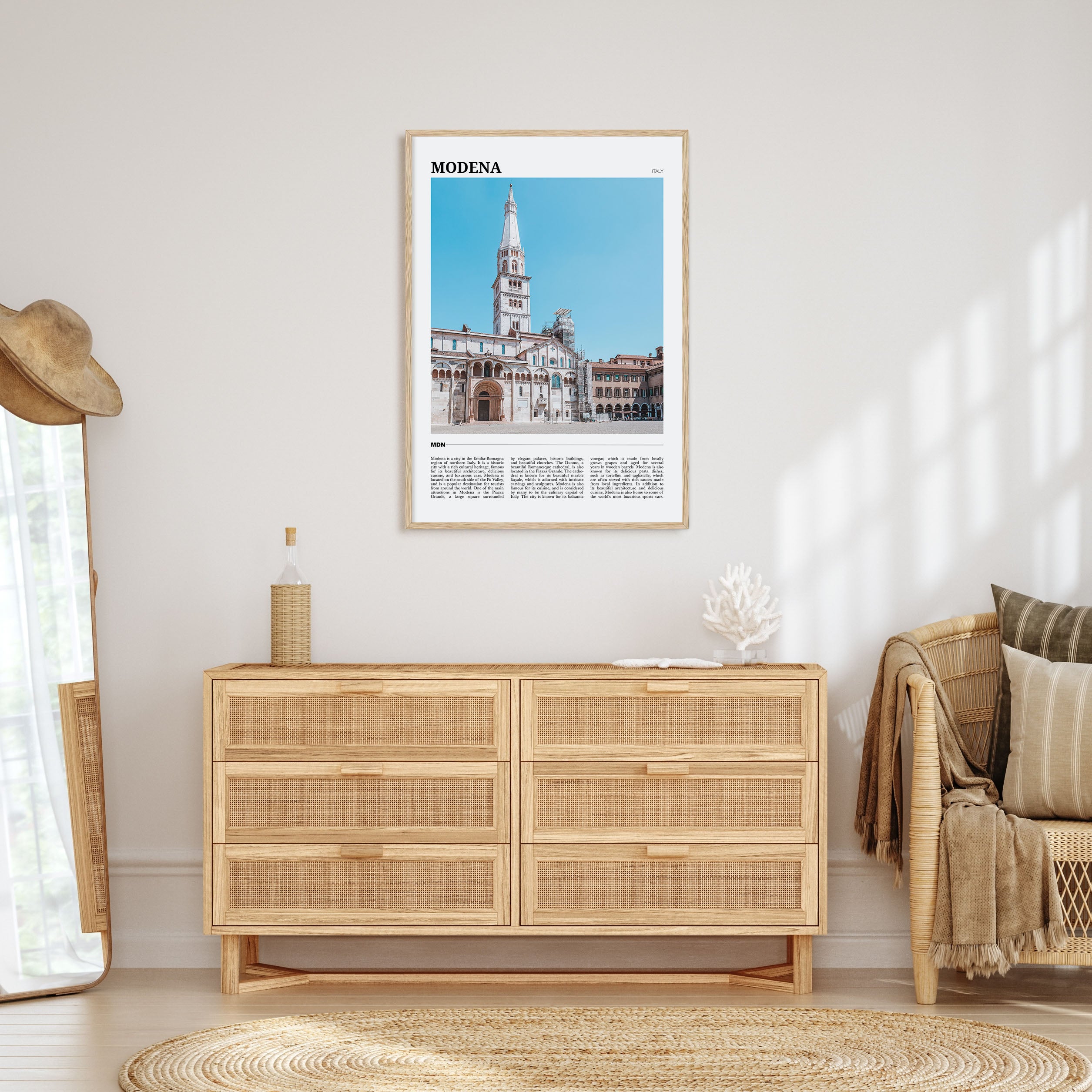 Modena Travel Color Poster