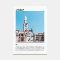 Modena Travel Color Poster