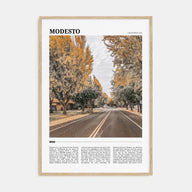 Modesto Travel Color Poster