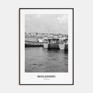 Mogadishu Portrait B&W Poster