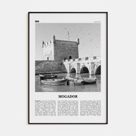 Mogador Travel B&W Poster