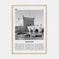 Mogador Travel B&W Poster