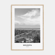 Moldova Portrait B&W Poster