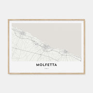 Molfetta Map Landscape Poster