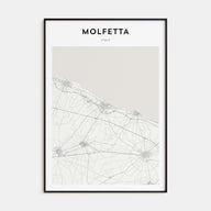 Molfetta Map Portrait Poster