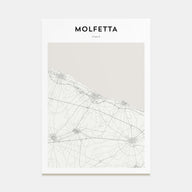 Molfetta Map Portrait Poster