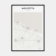 Molfetta Map Portrait Poster