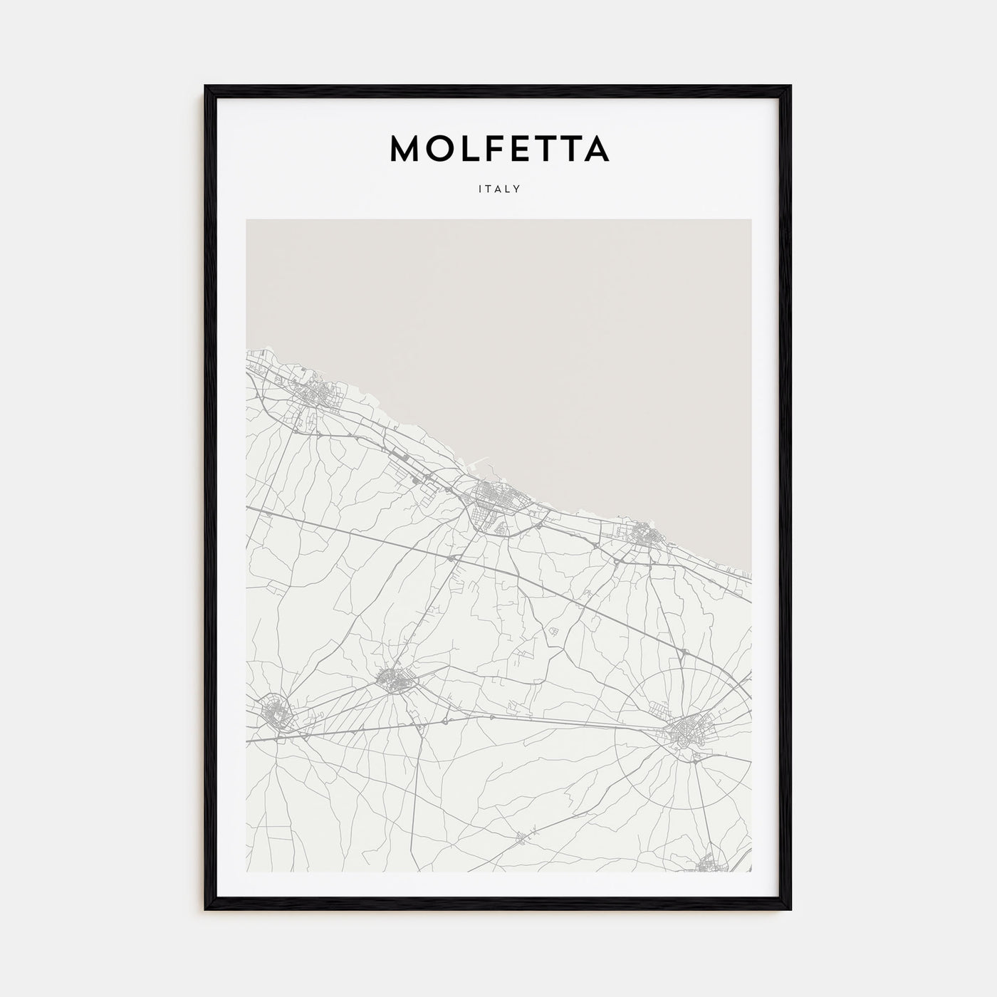 Molfetta Map Portrait Poster