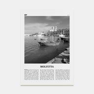Molfetta Travel B&W Poster