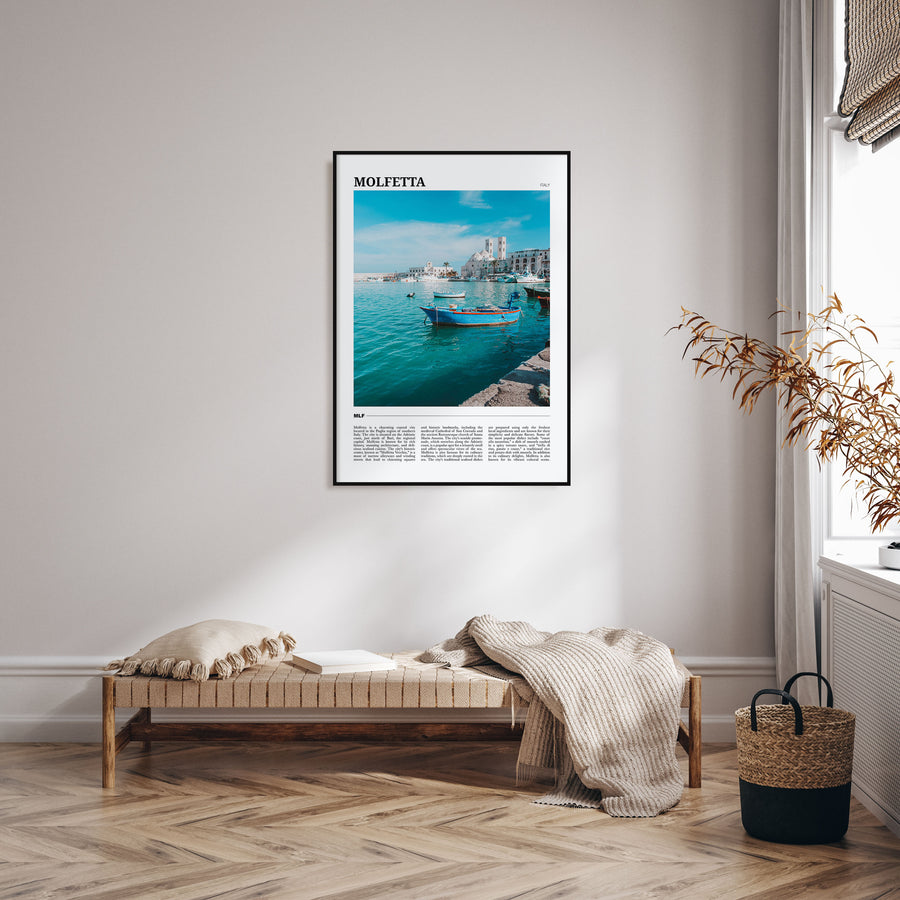 Molfetta Travel Color Poster