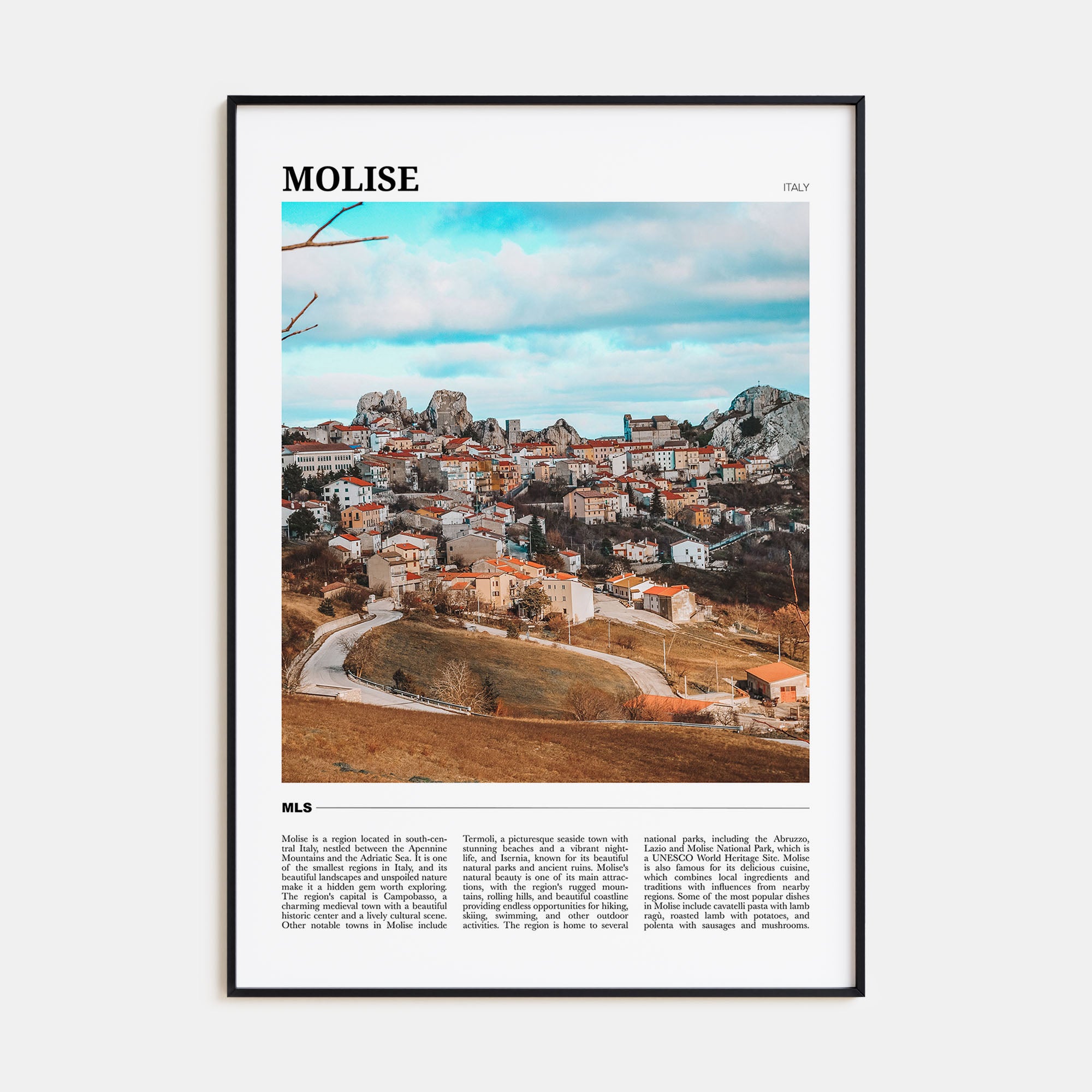 Molise Travel Color Poster