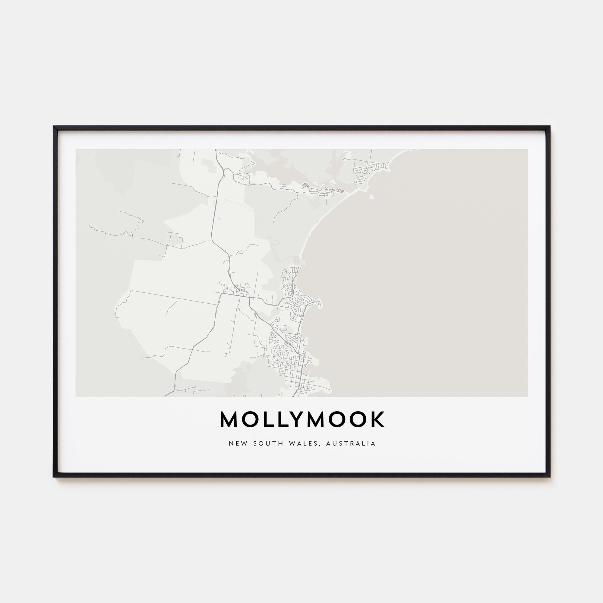 Mollymook Map Landscape Poster