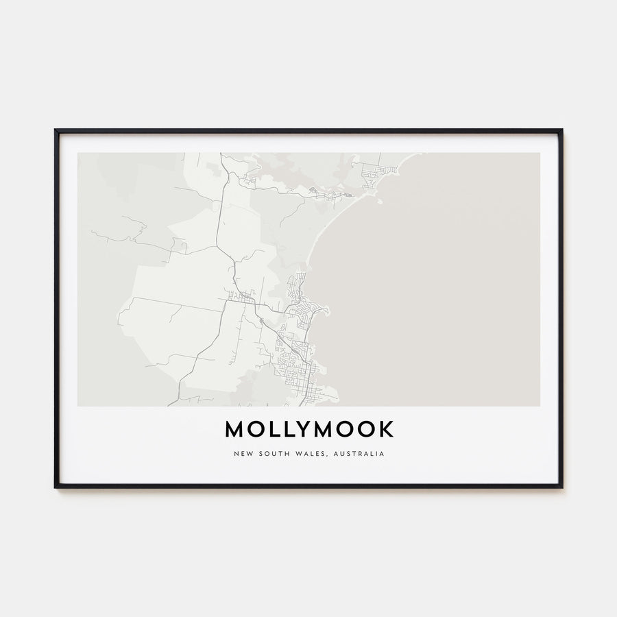 Mollymook Map Landscape Poster