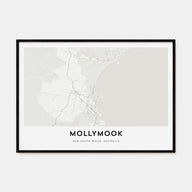 Mollymook Map Landscape Poster