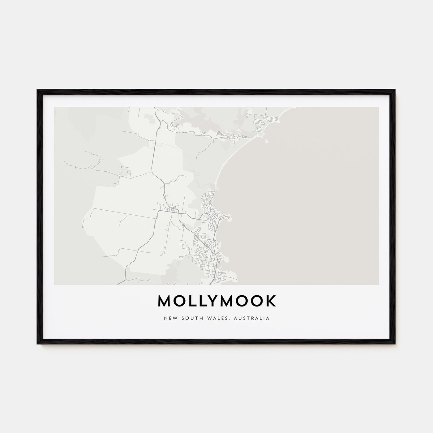 Mollymook Map Landscape Poster